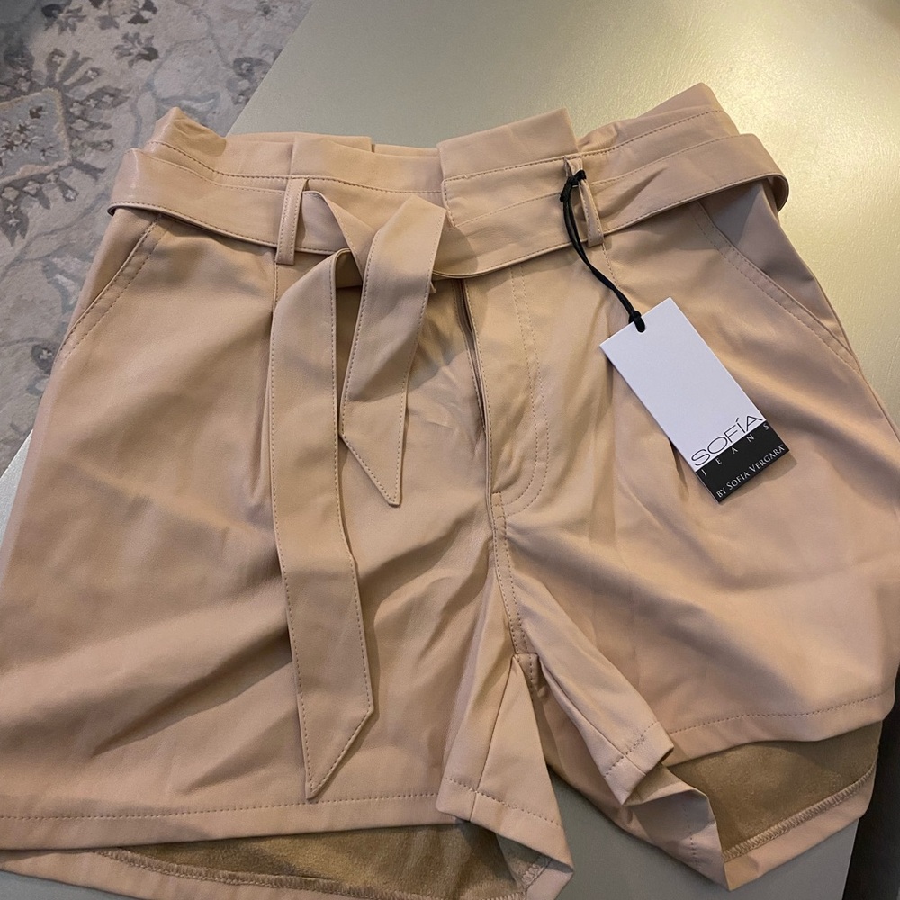 *NWT* Faux Leather Shorts